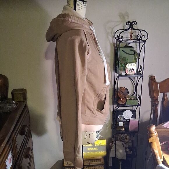 Element Women's Brown Zip-Up Hoodie Large - Picture 6 of 9